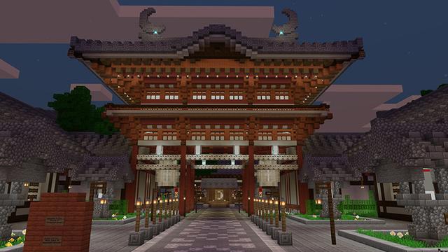 Screenshot of the Minecraft Bedrock Marketplace product Shrine of Crescent Moon created by LinsCraft.
