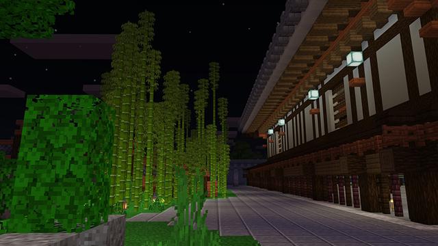 Screenshot of the Minecraft Bedrock Marketplace product Shrine of Crescent Moon created by LinsCraft.