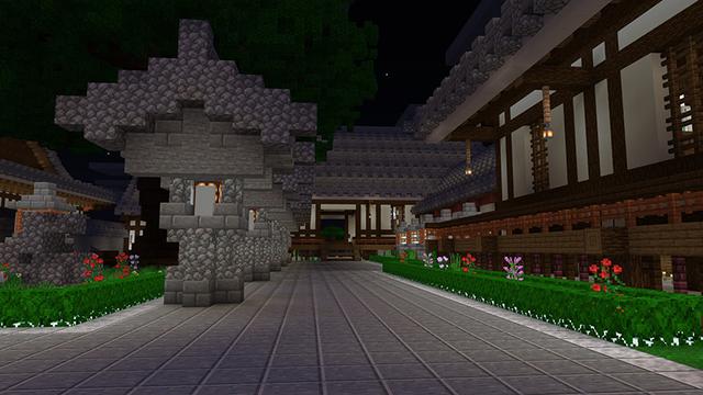 Screenshot of the Minecraft Bedrock Marketplace product Shrine of Crescent Moon created by LinsCraft.