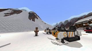 Screenshot of the Minecraft Bedrock Marketplace product Snowfall Adventure created by LinsCraft.