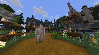 Screenshot of the Minecraft Bedrock Marketplace product Viqola Isle Mash-Up created by LinsCraft.