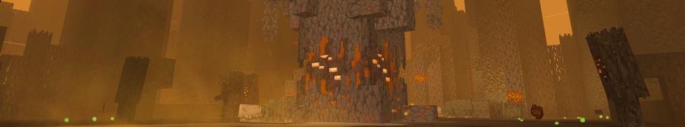 Panorama of the Minecraft Bedrock Marketplace product Creaking Dimension created by Lofi Girl.