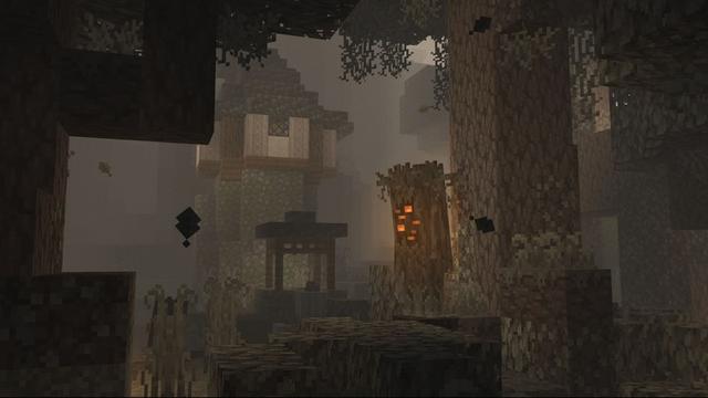 Screenshot of the Minecraft Bedrock Marketplace product Creaking Dimension created by Lofi Girl.