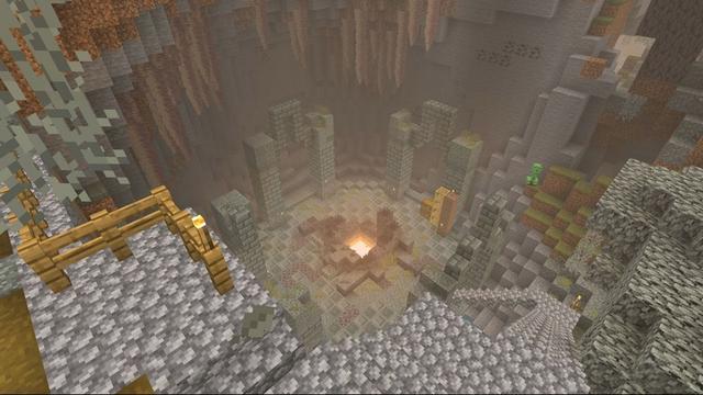 Screenshot of the Minecraft Bedrock Marketplace product Creaking Dimension created by Lofi Girl.