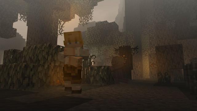 Screenshot of the Minecraft Bedrock Marketplace product Creaking Dimension created by Lofi Girl.