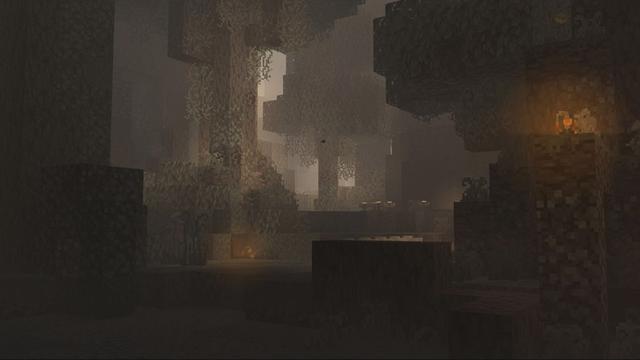 Screenshot of the Minecraft Bedrock Marketplace product Creaking Dimension created by Lofi Girl.