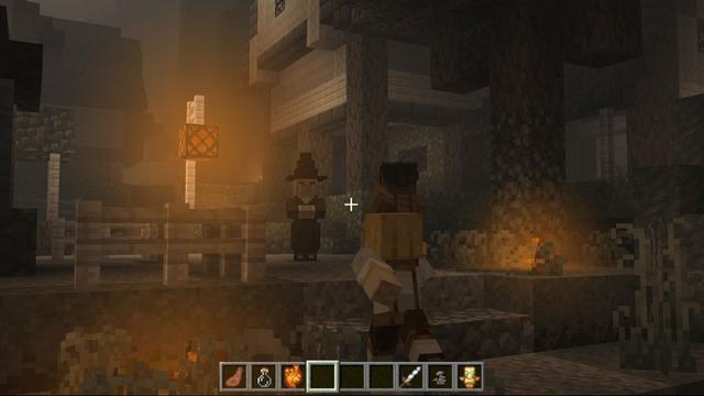 Screenshot of the Minecraft Bedrock Marketplace product Creaking Dimension created by Lofi Girl.