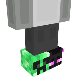 Thumbnail of the Minecraft Bedrock Marketplace product Ender Creeper Flippers created by Lofi Girl.