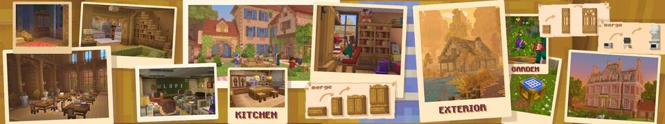 Panorama of the Minecraft Bedrock Marketplace product Furniture Builder Add-On created by Lofi Girl.