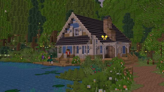 Screenshot of the Minecraft Bedrock Marketplace product Furniture Builder Add-On created by Lofi Girl.