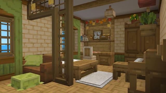 Screenshot of the Minecraft Bedrock Marketplace product Furniture Builder Add-On created by Lofi Girl.