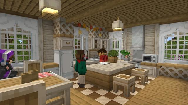 Screenshot of the Minecraft Bedrock Marketplace product Furniture Builder Add-On created by Lofi Girl.