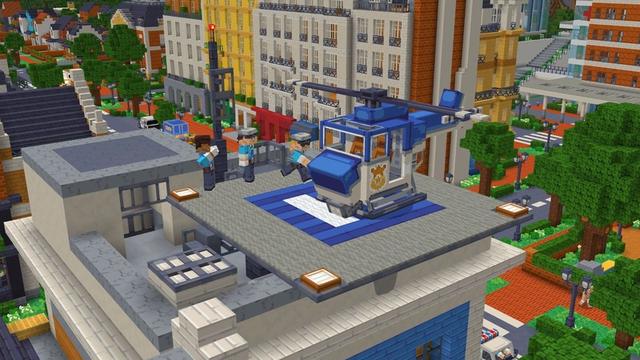 Screenshot of the Minecraft Bedrock Marketplace product Furniture City created by Lofi Girl.