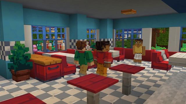 Screenshot of the Minecraft Bedrock Marketplace product Furniture City created by Lofi Girl.