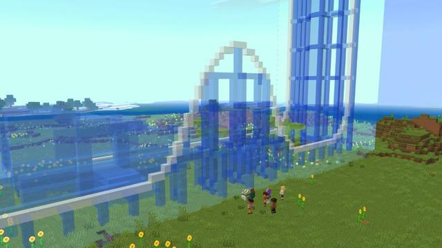 Screenshot of the Minecraft Bedrock Marketplace product Roller Coaster Add-On created by Lofi Girl.