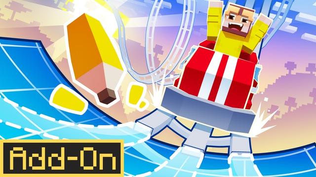 Thumbnail of the Minecraft Bedrock Marketplace product Roller Coaster Add-On created by Lofi Girl.