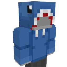 Thumbnail of the Minecraft Bedrock Marketplace product Shark Hoodie 2 created by Lofi Girl.