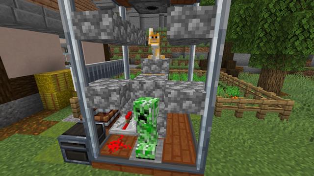 Screenshot of the Minecraft Bedrock Marketplace product AFK Farms Add-On created by Logdotzip.