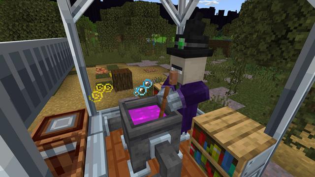 Screenshot of the Minecraft Bedrock Marketplace product AFK Farms Add-On created by Logdotzip.