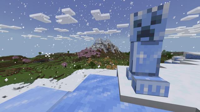 Screenshot of the Minecraft Bedrock Marketplace product Biome Creepers created by Logdotzip.