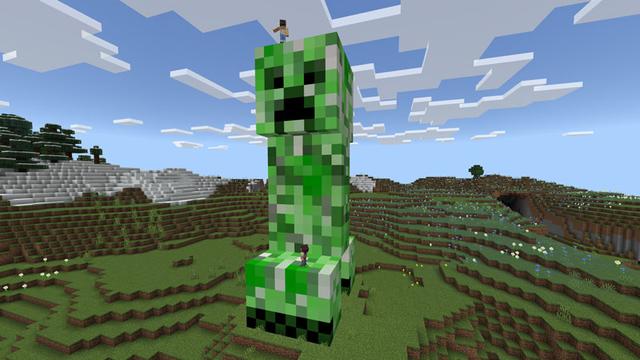 Screenshot of the Minecraft Bedrock Marketplace product Biome Creepers created by Logdotzip.