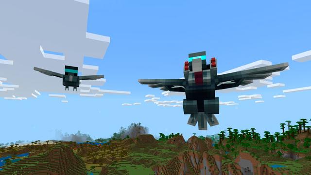 Screenshot of the Minecraft Bedrock Marketplace product Biome Pets Add-On created by Logdotzip.