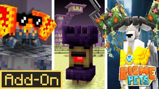 Thumbnail of the Minecraft Bedrock Marketplace product Biome Pets Add-On created by Logdotzip.