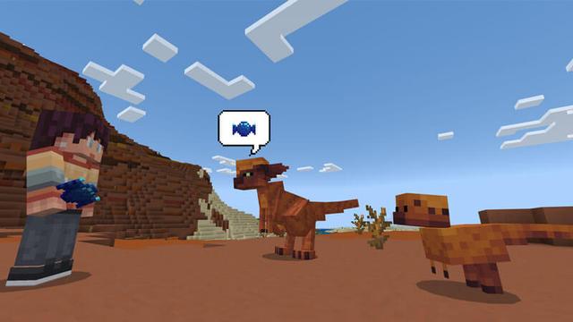 Screenshot of the Minecraft Bedrock Marketplace product Biome Pets created by Logdotzip.