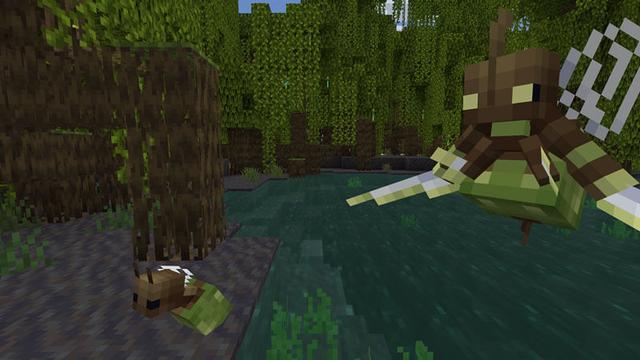 Screenshot of the Minecraft Bedrock Marketplace product Biome Pets created by Logdotzip.
