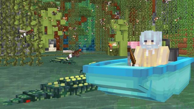 Screenshot of the Minecraft Bedrock Marketplace product Block Ness Monster created by Logdotzip.