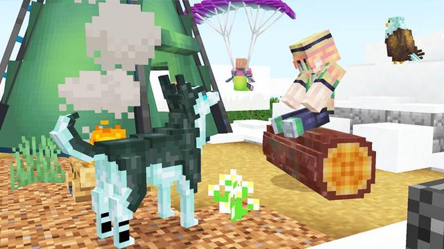 Screenshot of the Minecraft Bedrock Marketplace product Block Ness Monster created by Logdotzip.