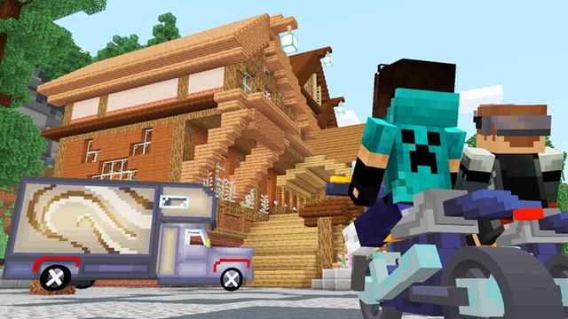 Screenshot of the Minecraft Bedrock Marketplace product Block Ness Monster created by Logdotzip.