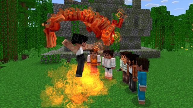 Screenshot of the Minecraft Bedrock Marketplace product Bruce Lee: Dragon Fury created by Logdotzip.