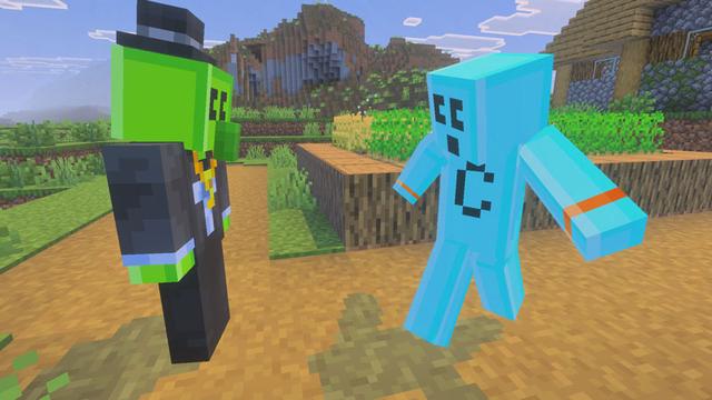 Screenshot of the Minecraft Bedrock Marketplace product Craftee Companion Add-On created by Logdotzip.