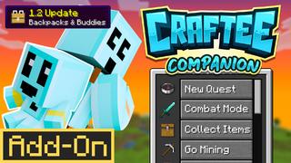 Thumbnail of the Minecraft Bedrock Marketplace product Craftee Companion Add-On created by Logdotzip.