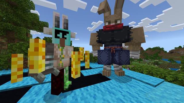 Screenshot of the Minecraft Bedrock Marketplace product Craftee Custom Hearts created by Logdotzip.