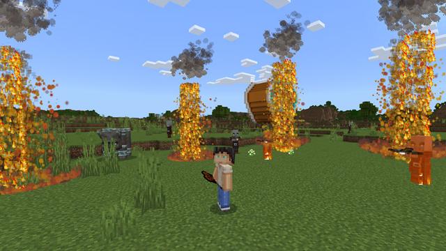 Screenshot of the Minecraft Bedrock Marketplace product Craftee’s Custom Hearts [DX] v1.1 created by Logdotzip.