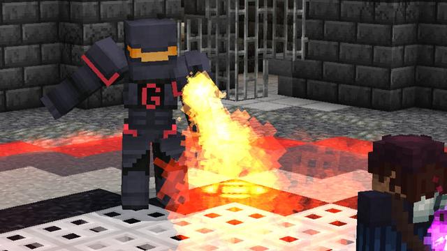 Screenshot of the Minecraft Bedrock Marketplace product Craftee’s Elemental Escape created by Logdotzip.