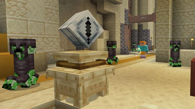 Screenshot of the Minecraft Bedrock Marketplace product Craftee’s Elemental Escape created by Logdotzip.