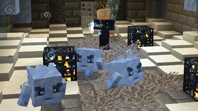 Screenshot of the Minecraft Bedrock Marketplace product Craftee’s Elemental Escape created by Logdotzip.