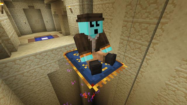 Screenshot of the Minecraft Bedrock Marketplace product Craftee's Pyramid Plunder created by Logdotzip.