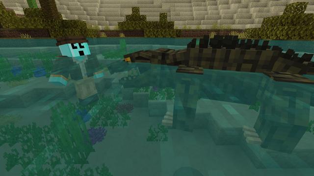 Screenshot of the Minecraft Bedrock Marketplace product Craftee's Pyramid Plunder created by Logdotzip.