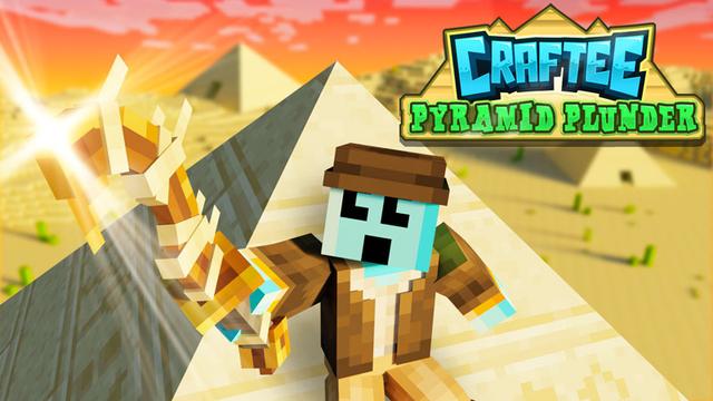 Thumbnail of the Minecraft Bedrock Marketplace product Craftee's Pyramid Plunder created by Logdotzip.