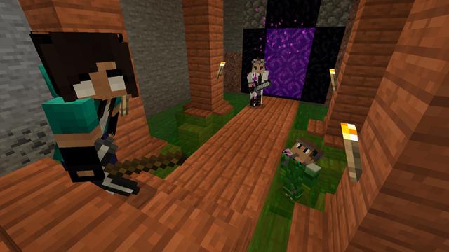 Screenshot of the Minecraft Bedrock Marketplace product Dark Alex CORRUPTED Noob World created by Logdotzip.