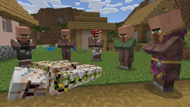 Screenshot of the Minecraft Bedrock Marketplace product Death Animations Add-On created by Logdotzip.