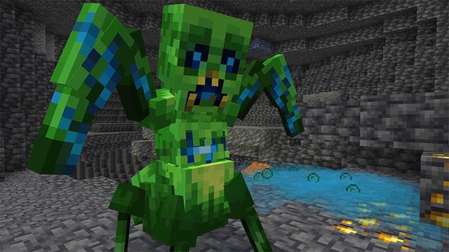 Screenshot of the Minecraft Bedrock Marketplace product Elite Mobs created by Logdotzip.