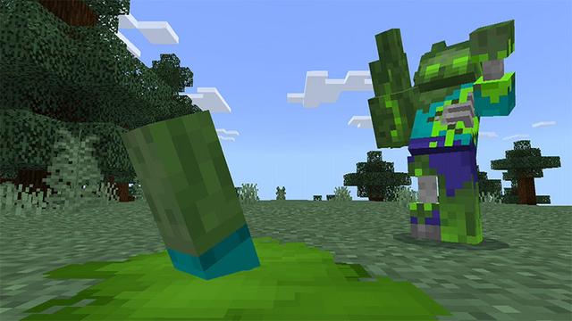Screenshot of the Minecraft Bedrock Marketplace product Elite Mobs created by Logdotzip.