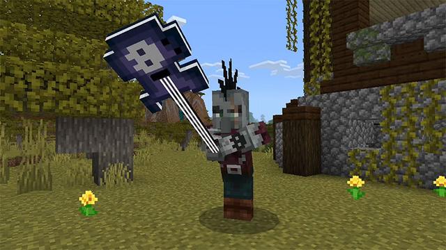 Screenshot of the Minecraft Bedrock Marketplace product Elite Mobs created by Logdotzip.