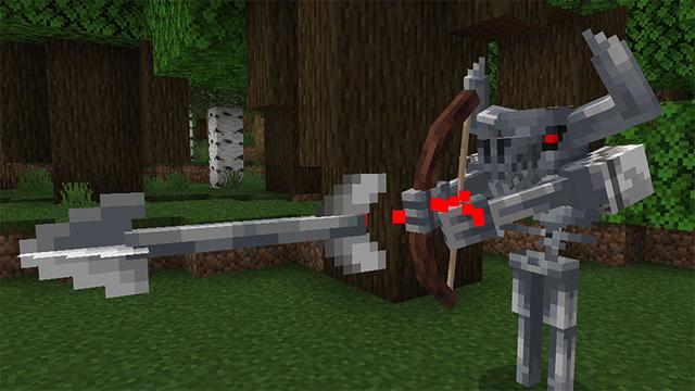 Screenshot of the Minecraft Bedrock Marketplace product Elite Mobs created by Logdotzip.