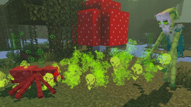 Screenshot of the Minecraft Bedrock Marketplace product Enderman Morph Add-On created by Logdotzip.